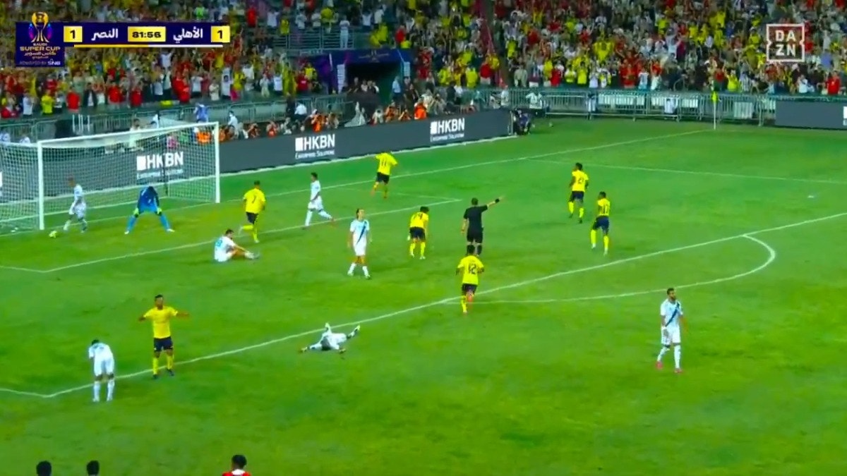 Marcelo Brozovic convirtió el 2-1 de Al Nassr sobre Al Ahli