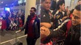 En todas partes: hinchas de Alianza Lima recibieron a la Selección Peruana en Montevideo