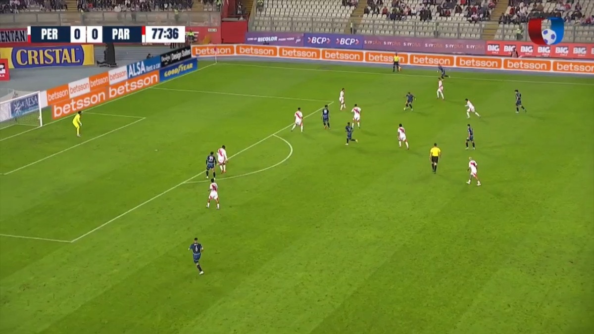 Matías Galarza anotó el 1-0 de Paraguay sobre Perú