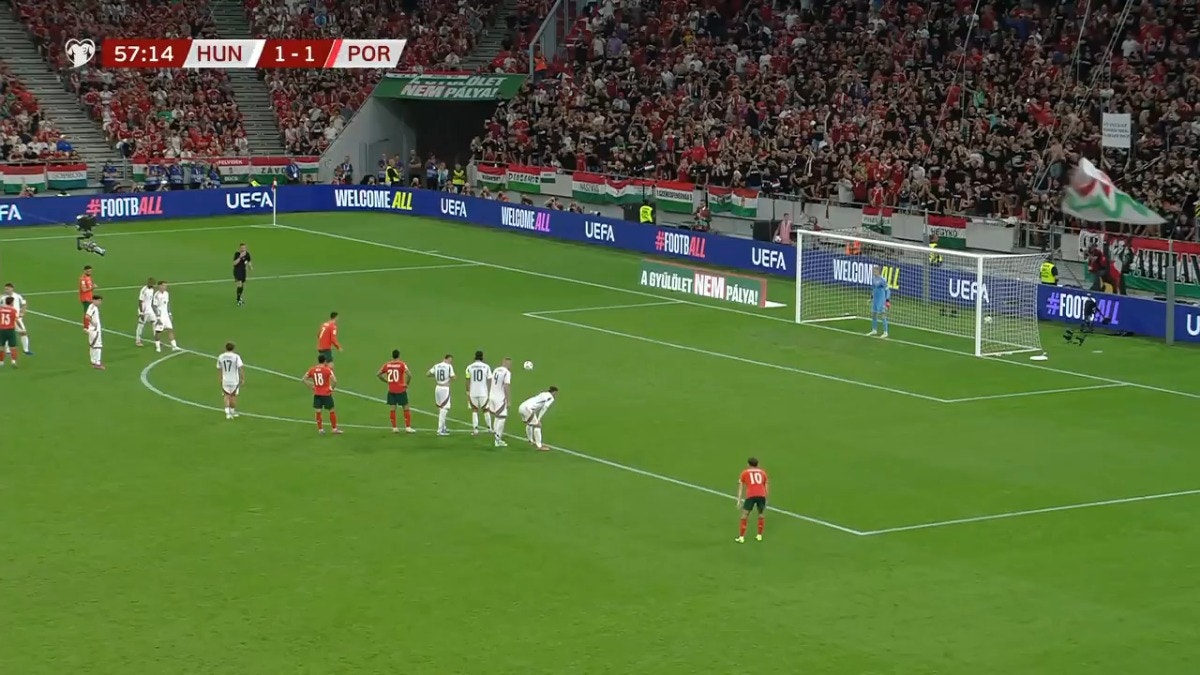 Un nuevo gol de Cristiano Ronaldo como jugador profesional.