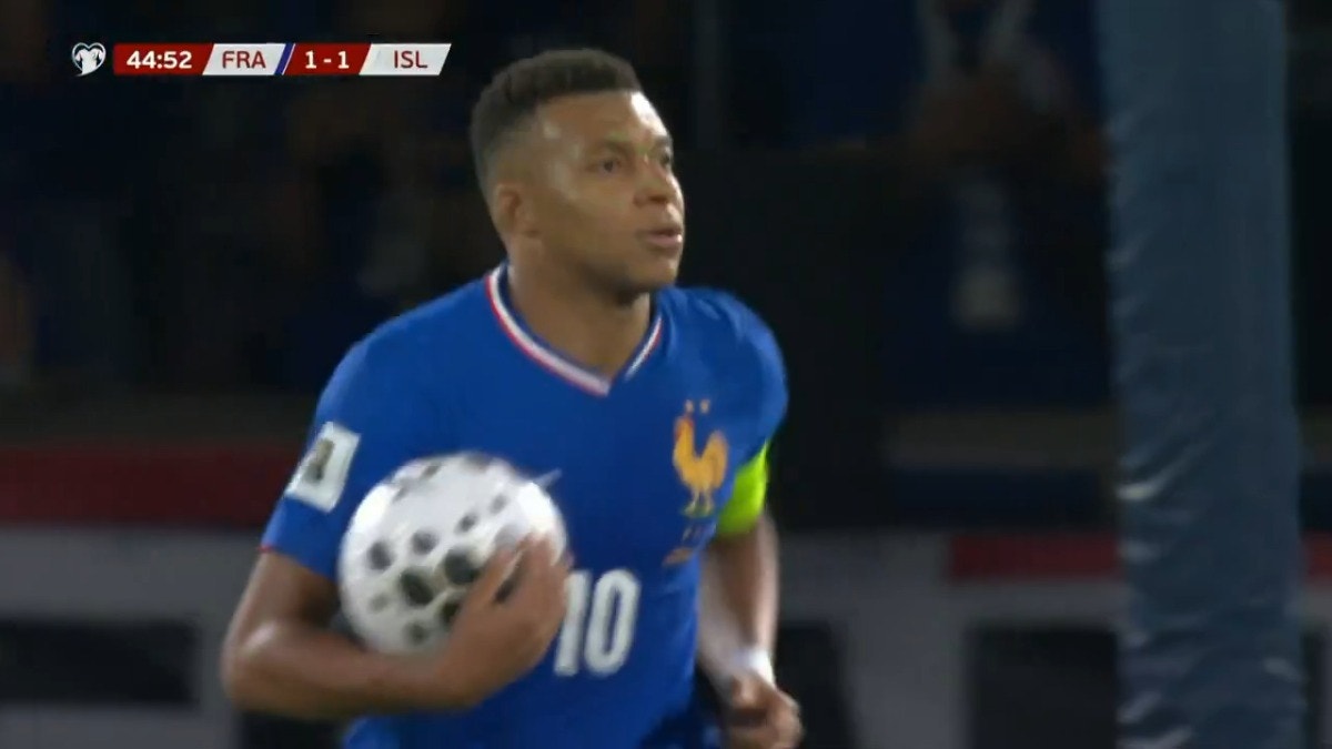 Kylian Mbappé y su gol 52 con la Selección de Francia