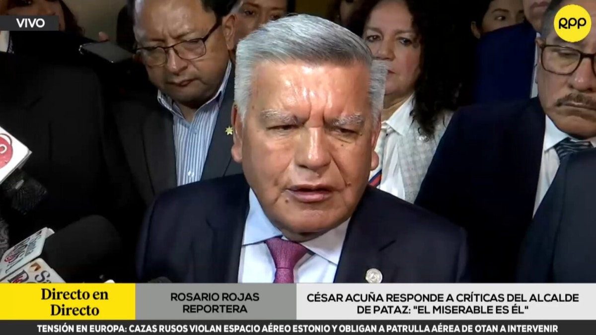 Las declaraciones de Acuña se dieron luego de que se reuniera con su bancada en el Congreso de la República