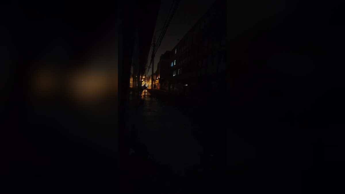 Ruth Solier explicó la falta de alumbrado público en la zona. 