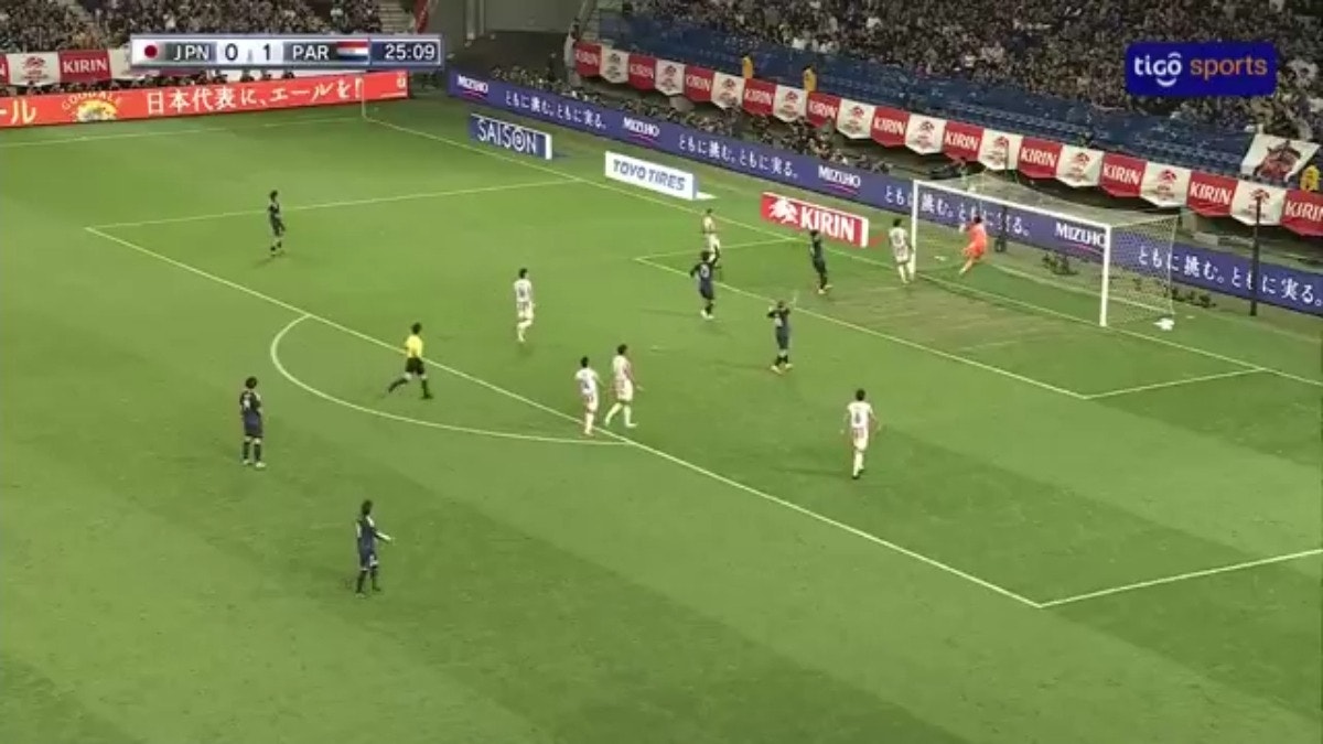 Kōki Ogawa puso el 1-1 para Japón.