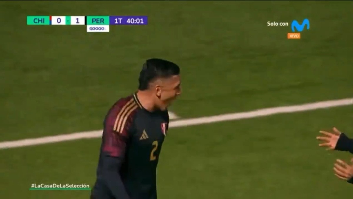 Golazo de César Inga en el amistoso de Perú vs. Chile