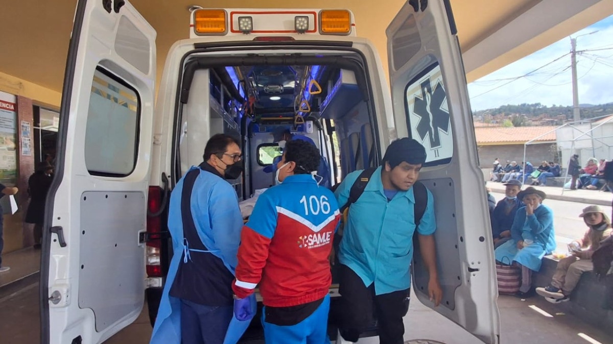 Personal de Samu, SuSalud, SIS y el Ejército Peruano ayudaron en este emergencia