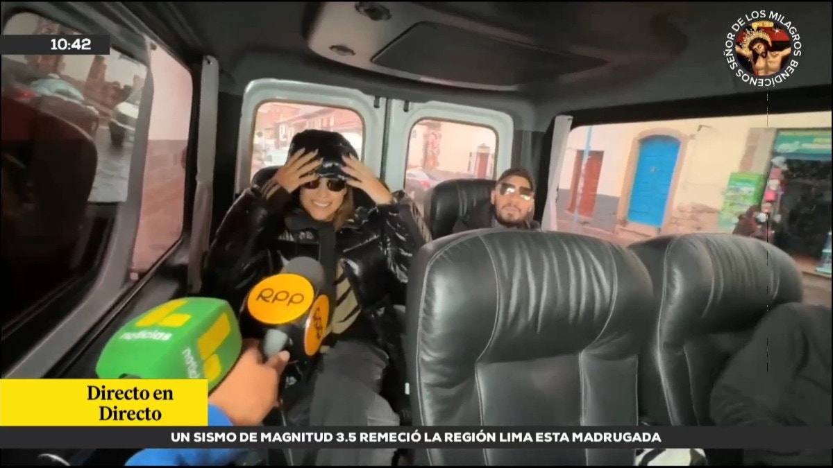 Milett Figueroa y Marcelo Tinelli se despiden del Cusco tras grabar escenas del reality 'Los Tinelli'