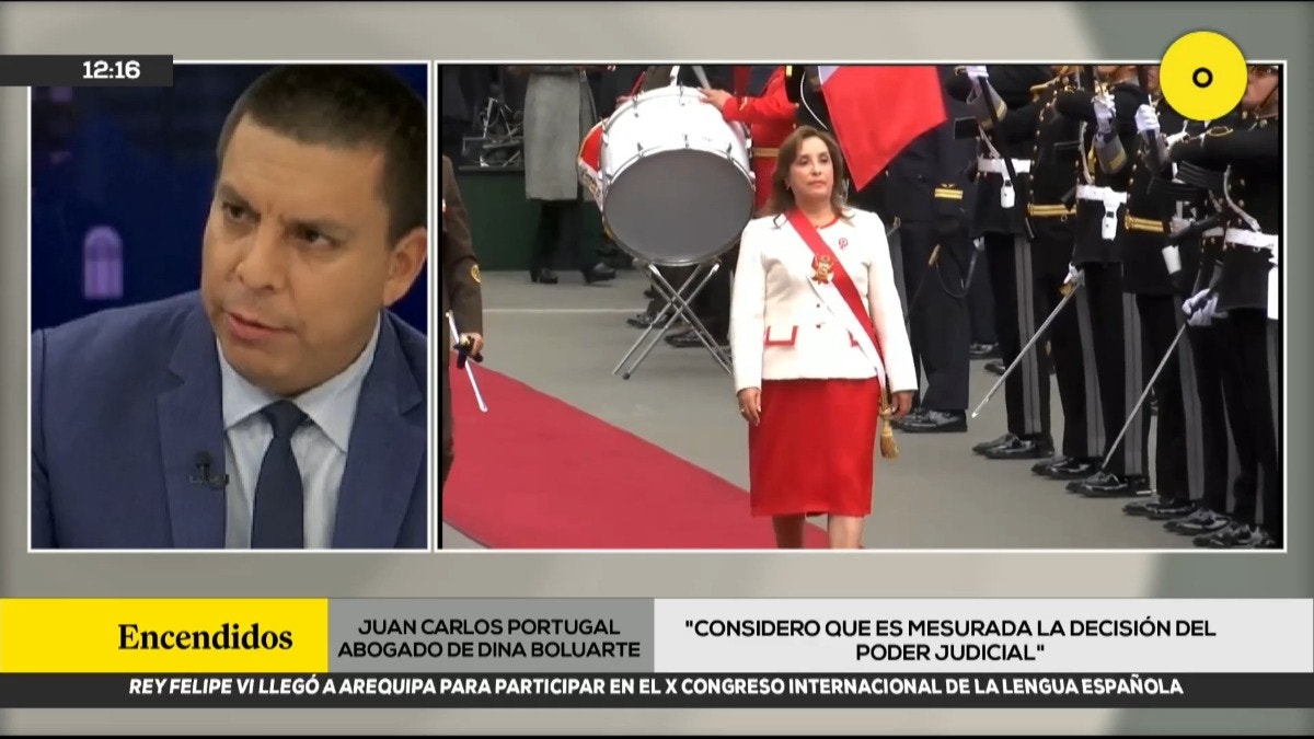 Juan Carlos Portugal, abogado de Dina Boluarte. 