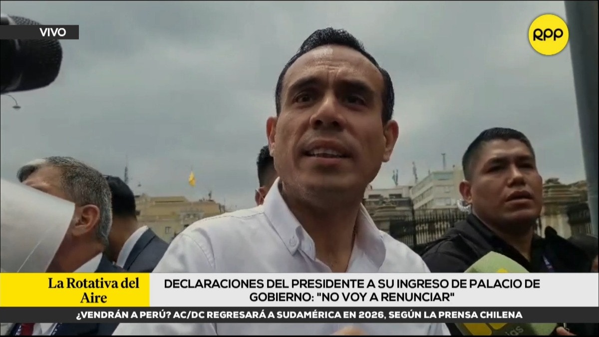 José Jerí descarta renunciar a la presidencia de la República