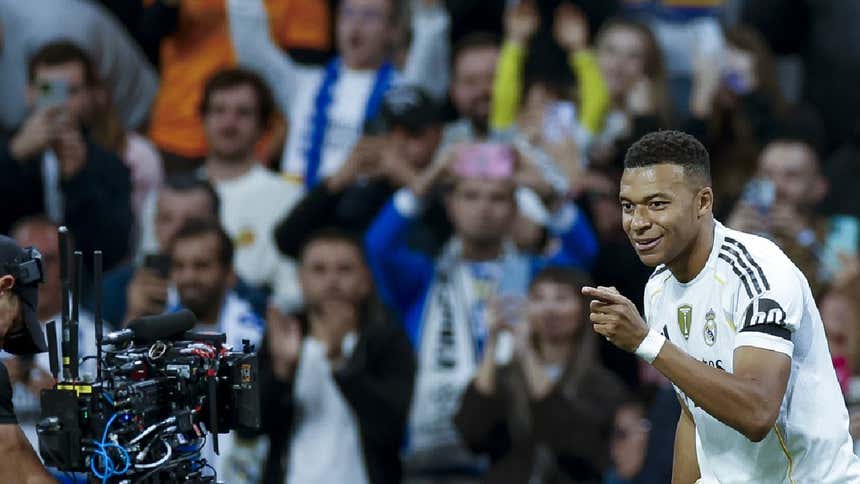 Kylian Mbappé y su doblete en el Real Madrid vs Valencia: uno con ...
