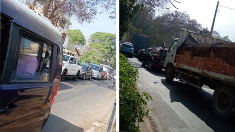 Carretera Central: usuarios reportan gran congestión vehicular en la ...