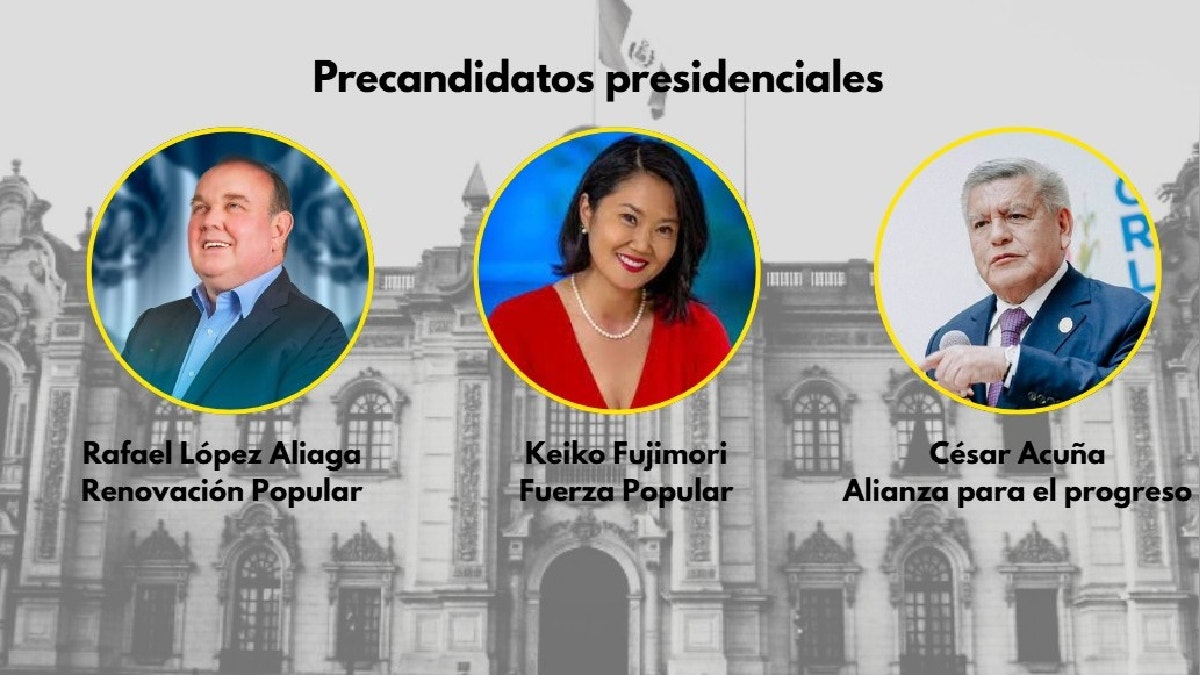 Algunos precandidatos presidenciales participan nuevamente en estas elecciones internas, buscando una segunda —o incluso tercera— oportunidad para llegar a palacio de Gobierno.
