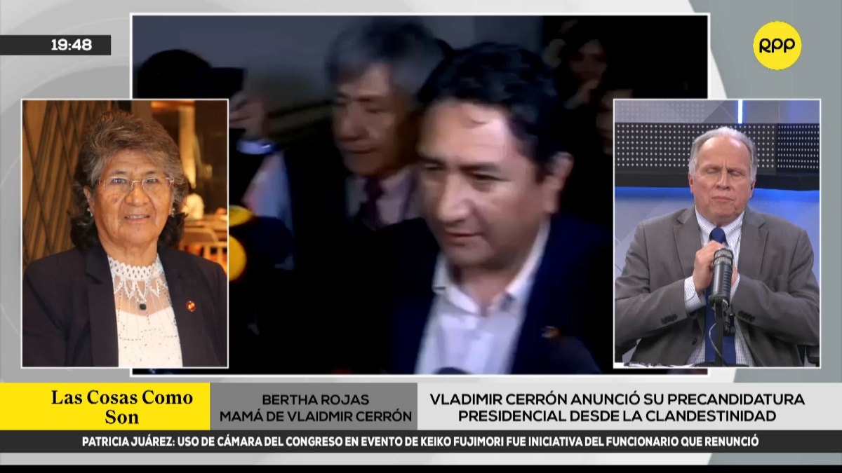 Vladimir Cerrón: madre del prófugo líder de Perú Libre afirma que su hijo vive en el Perú