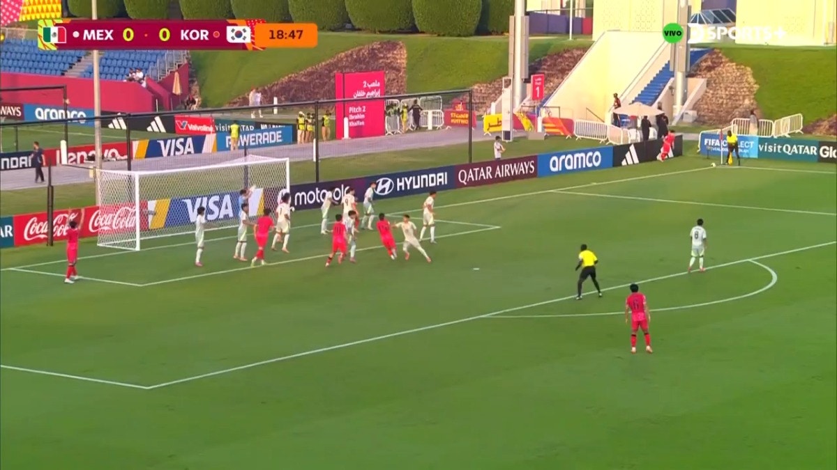 El 1-0 para los asiáticos llegó por medio de Hyeon-bin Koo.