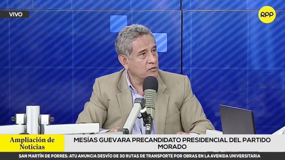 Guevara dijo que se unió al Partido Morado debido a la similitud de sus principios ideológicos con los de Acción Popular