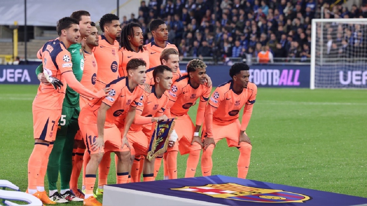 El once de Barcelona.