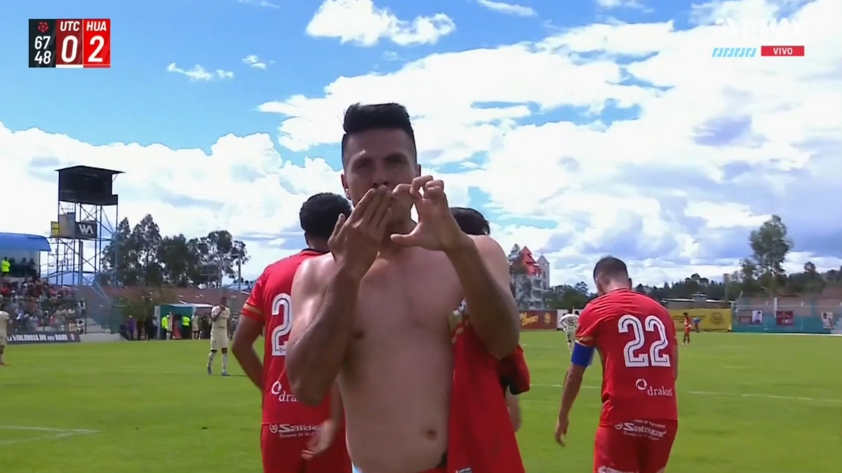 Doblete de Pósito para el 2-0 de Sport Huancayo en Cajabamba