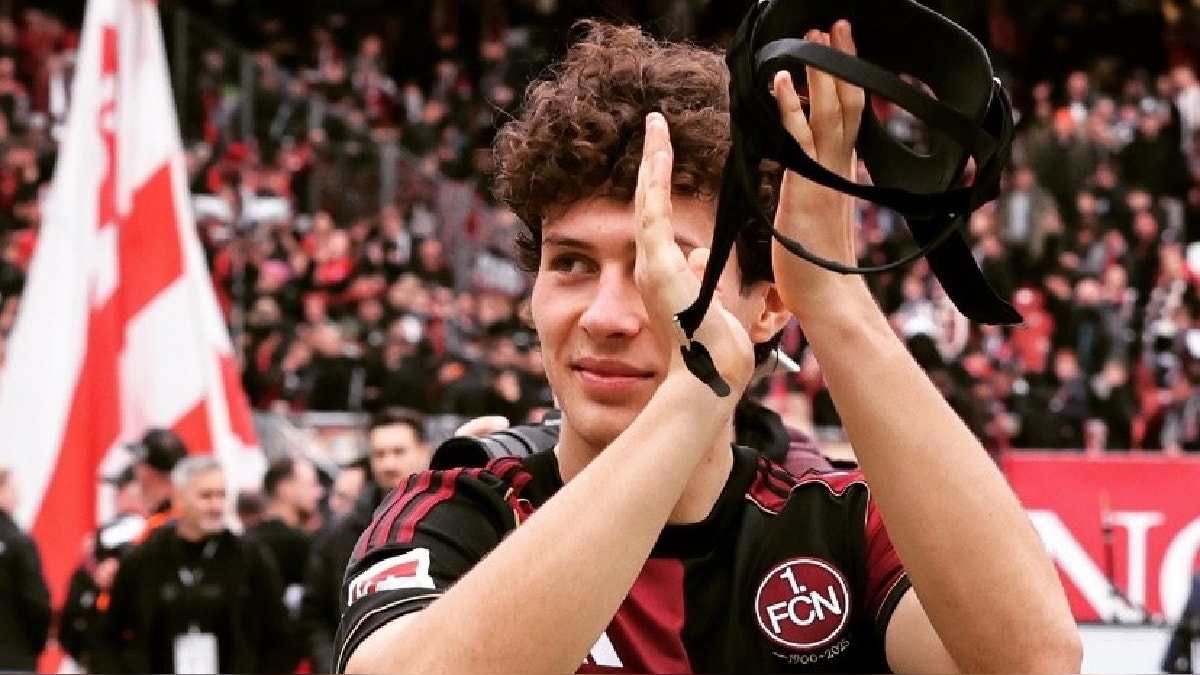 Fabio Gruber juega en el Núremberg y está valorizado en 1.5 millones de euros.