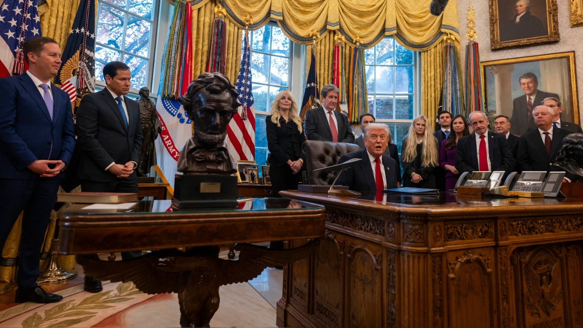 Donald Trump este lunes en la Casa Blanca. 