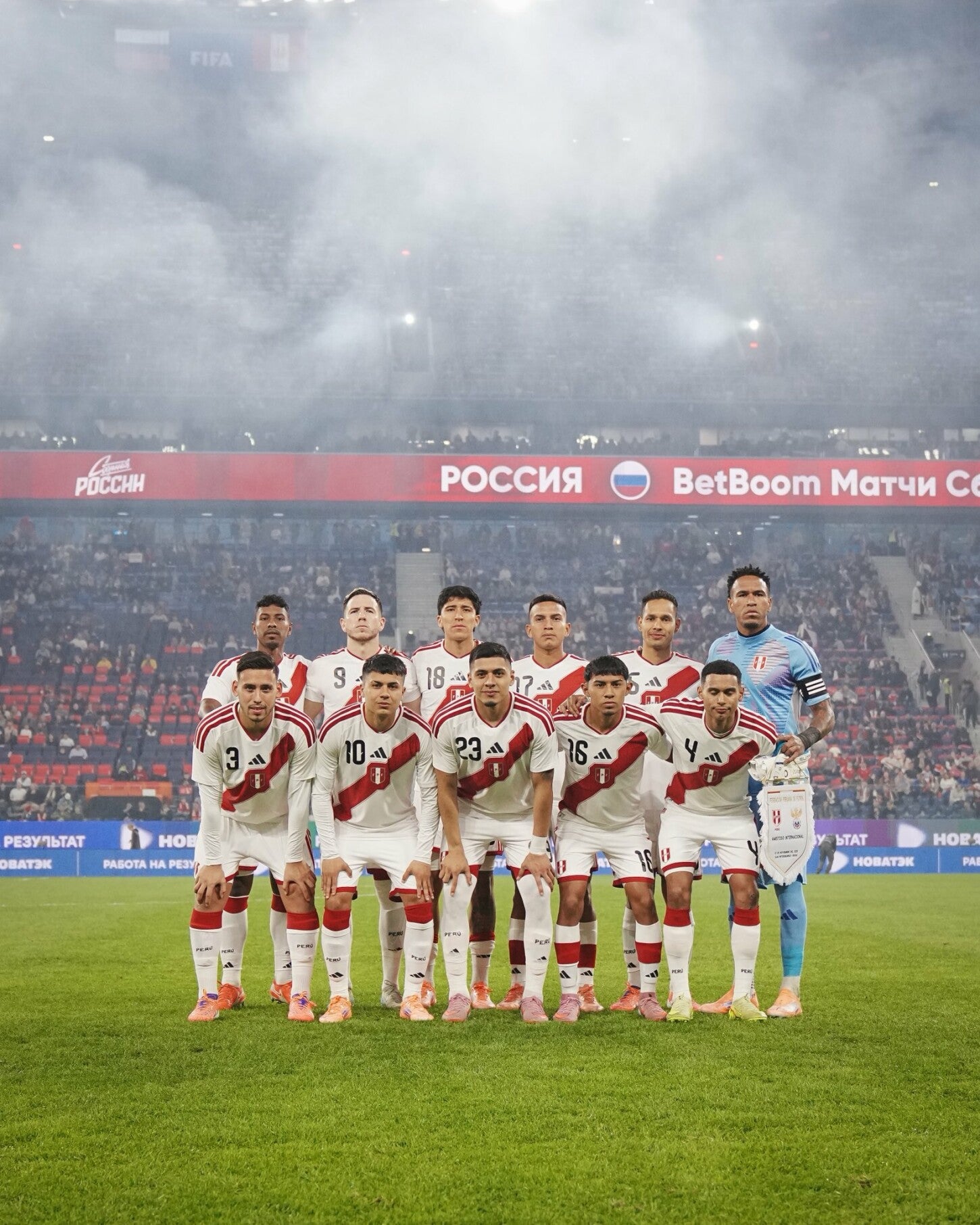 Perú enfrentará a Chile en Sochi el martes 18 de noviembre