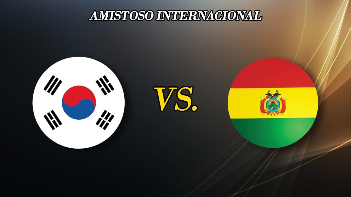Bolivia vs Corea del Sur EN VIVO: guía de TV amistoso internacional