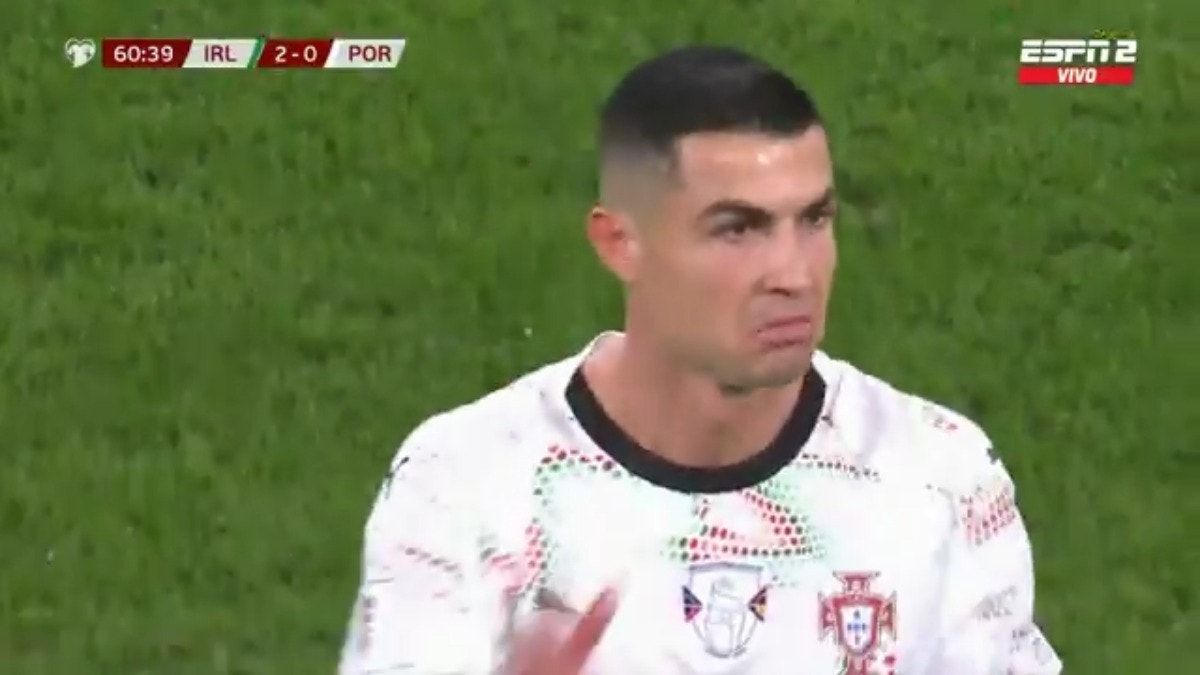 La desazón de Cristiano Ronaldo en las Eliminatorias Europeas
