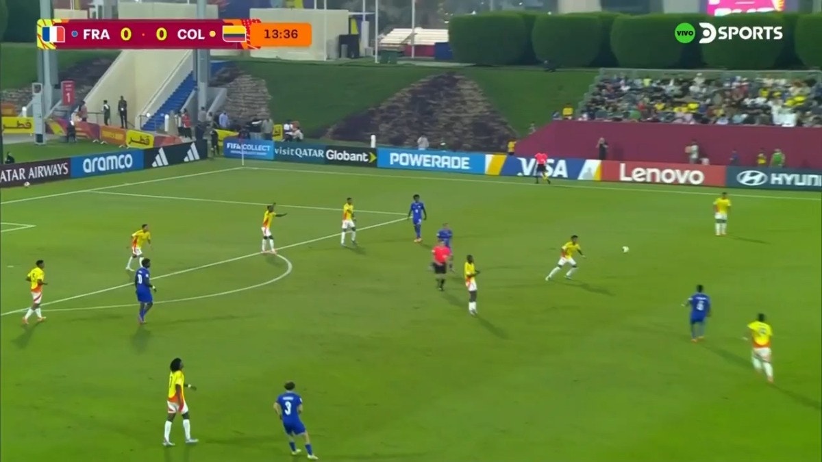 Antoine Valero y el 1-0 de Francia ante Colombia