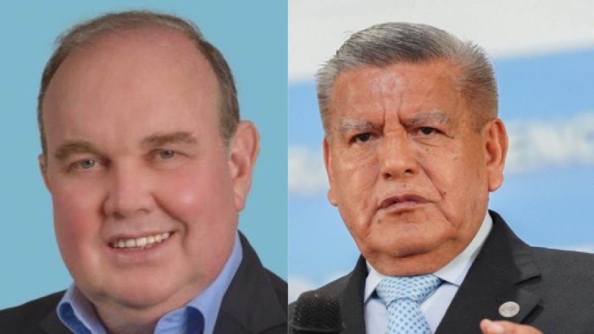 Rafael López Aliaga y César Acuña, ambos precandidatos presidenciales postulan también como número 1 al Senado Nacional