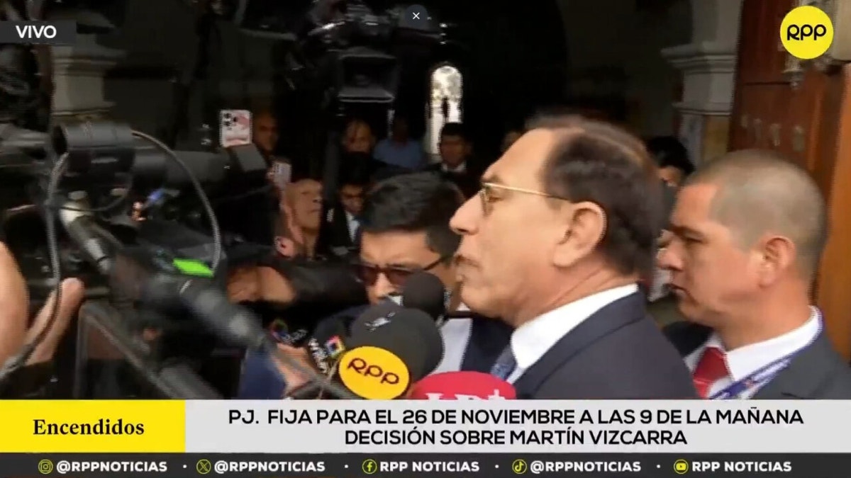 Vizcarra asistió a la sede del Poder Judicial para concluir con sus alegatos de clausura