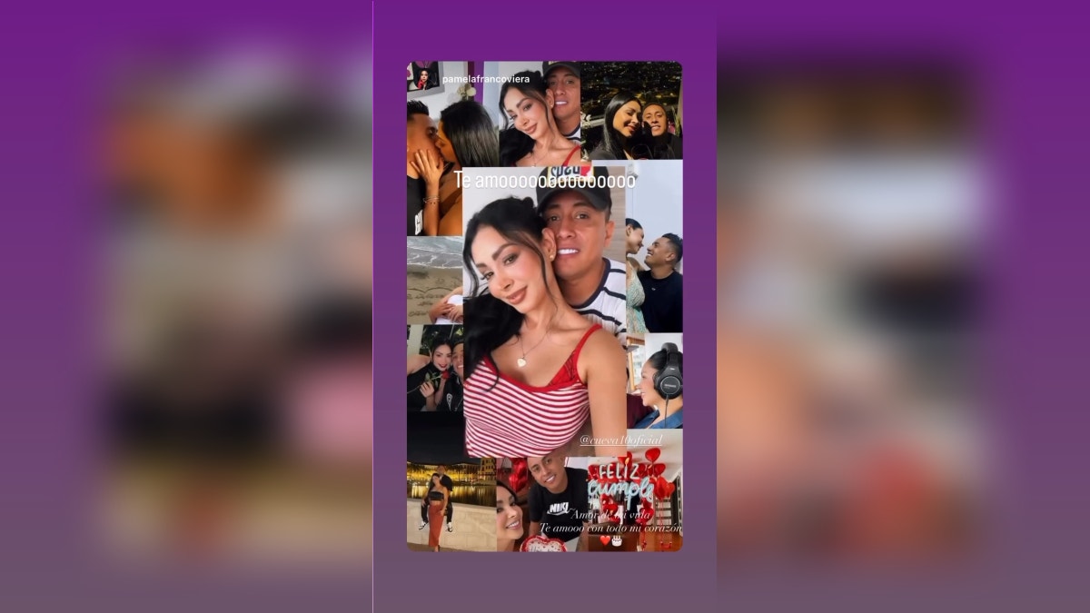 Pamela Franco dedicó romántico video a su pareja Christian Cueva por su cumpleaños