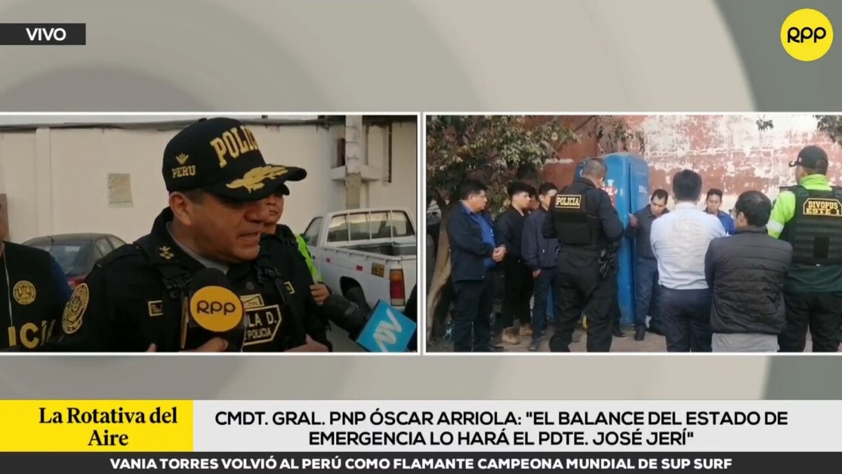 Arriola indicó que los recientes operativos han llevado a la captura de delincuentes y la incautación de una cantidad significativa de armamento