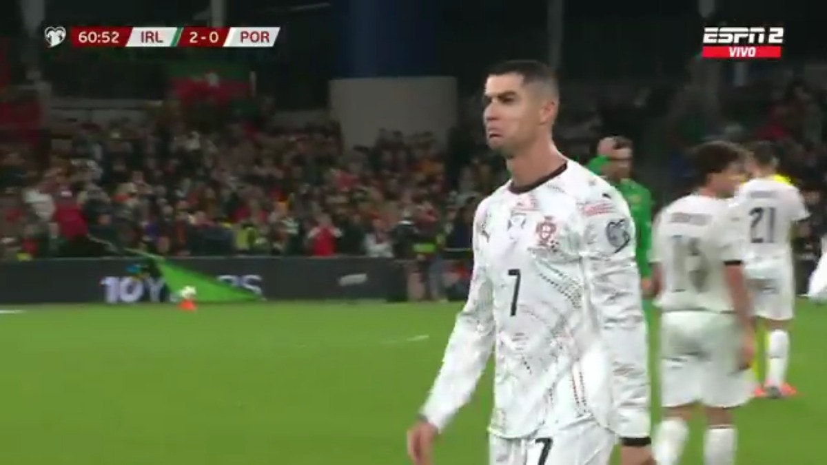 La desazón de Cristiano Ronaldo en las Eliminatorias Europeas