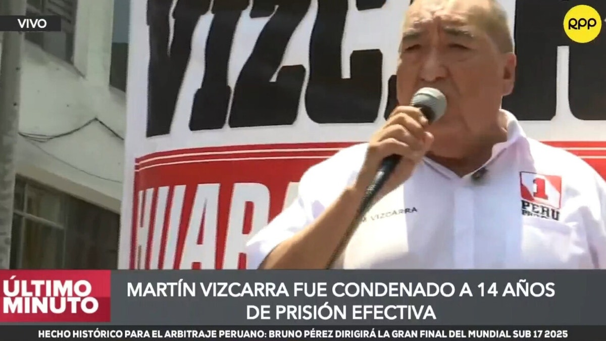 Mario Vizcarra dijo que la sentencia era esperada y la atribuyó a una conspiración