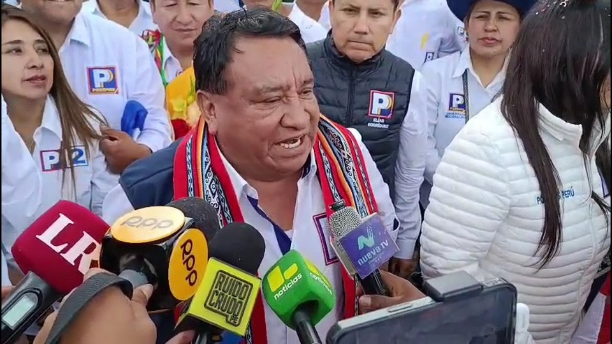 José Luna Galvez en declaraciones a la prensa desde Cusco.