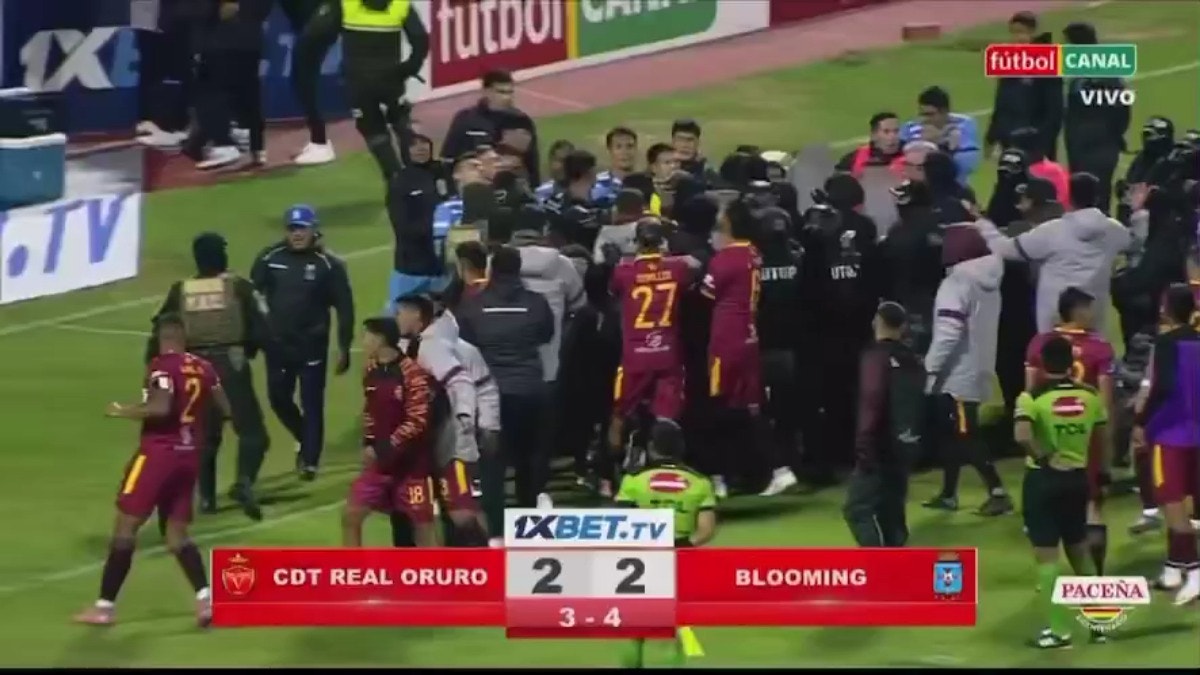 Así se dieron los hechos violentos en la Copa Paceña.