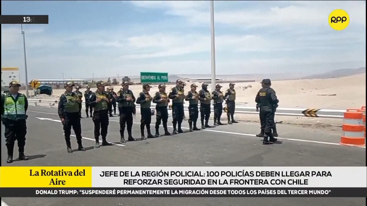Panorama en la frontera con Chile. 