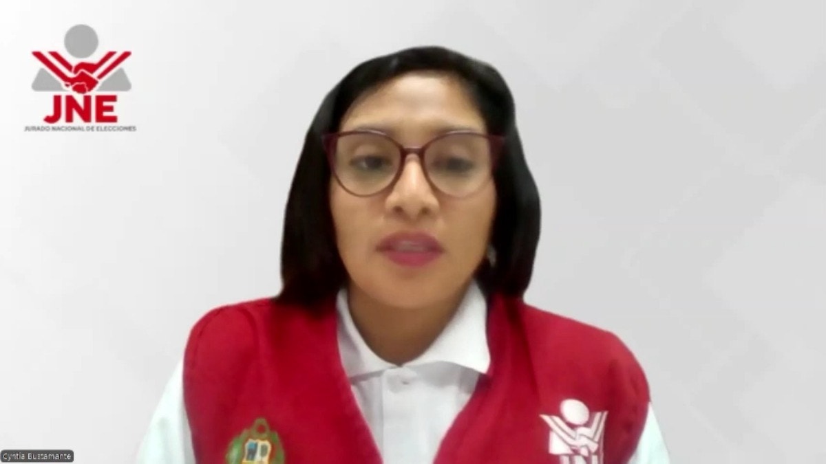 Cynthia Bustamante, vocera del Jurado Nacional de Elecciones (JNE).