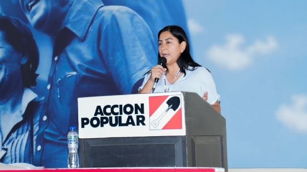 Gudelia Dueñas, tesorera nacional de Acción Popular