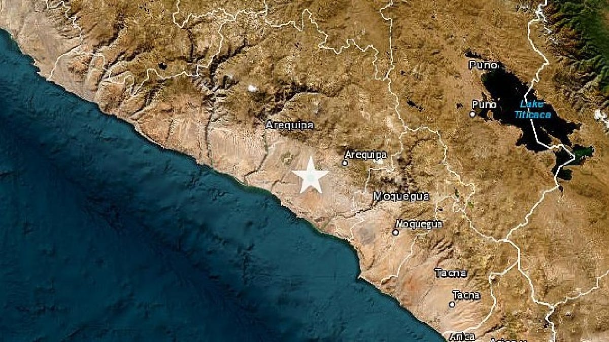 Minor Earthquakes Rattle Peru: M4.6 Near Changuillo and M3.5 in Arequipa Over Weekend