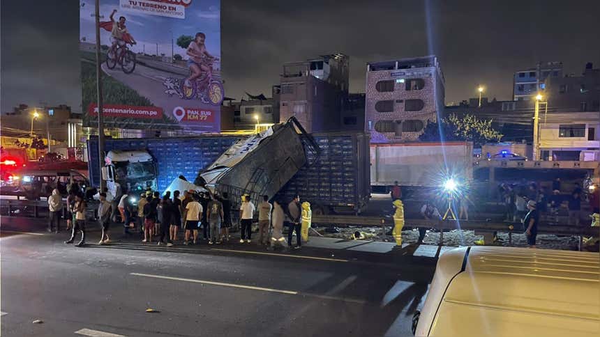 Accidente en Panamericana Sur: al menos dos muertos y ocho heridos tras ...