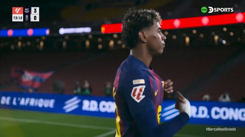 Golazo de Lamine Yamal para cerrar la goleada blaugrana.