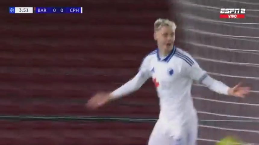 Dadason pone el 1-0 para Copenhague