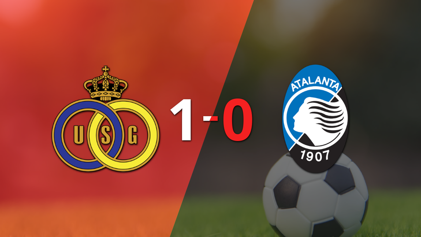 U. Saint-Gilloise derrotó 1-0 a Atalanta con un gol de Anan Khalaili