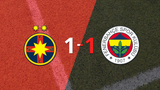 Europa League: FC Steaua Bucarest no pudo en casa ante Fenerbahçe y empataron 1-1