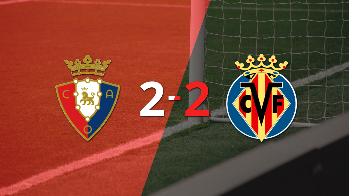 LaLiga EA Sports: Con doblete de Gerard Moreno, Villarreal empató con Osasuna 2-2