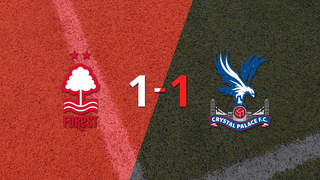 Premier League: Nottingham Forest y Crystal Palace empataron 1 a 1