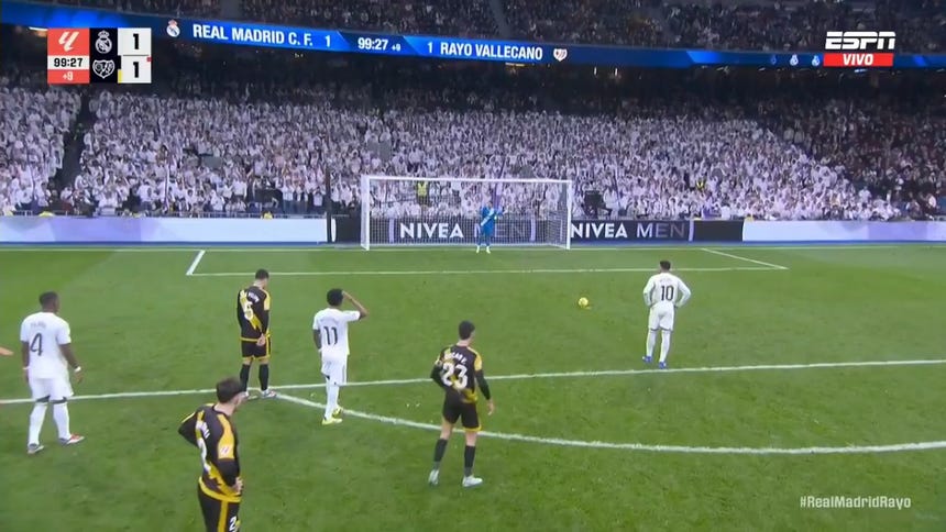 Gol de Mbappé para el triunfo de Real Madrid.