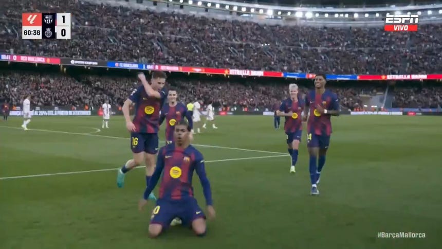 El golazo de Lamine Yamal