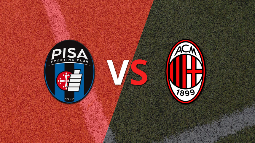 Pisa se enfrenta ante la visita Milan por la fecha 25