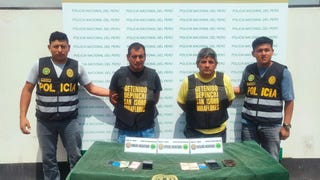 Chorrillos: detienen a dos hombre que fingieron ser trabajadores de un banco y robaron más de 10 mil soles